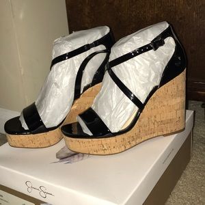 Jessica Simpson wedges